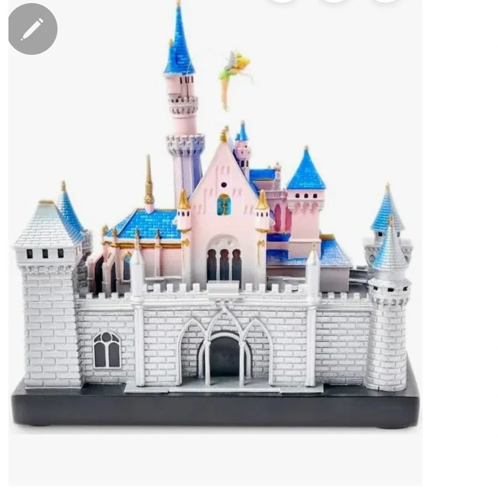 Disney 100 Sleeping Beauty Castle Figurine‎ Disneyland Tinkerbell Collectible